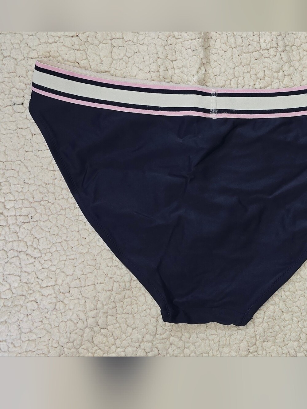 Old Navy, Navy Stripe-Trim Bralette & Bikini Set - Picture 4 of 6